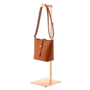 ROSE GOLD Stainless Purse Display Weighted, Adjusts 16â-30â